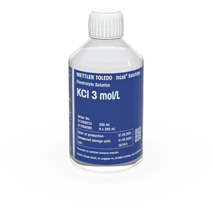 рН-метр METTLER TOLEDO Electrolyte KCl 3M 250 mL Bottle